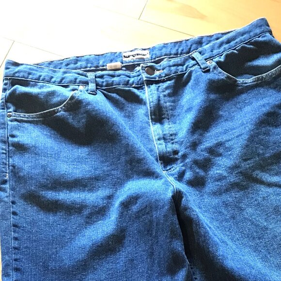 David Taylor Men's Jeans: Vintage Loose Fit Blue Jeans, Size 42x30 - Picture 6 of 10